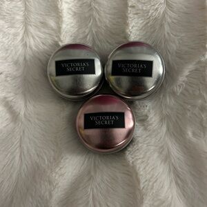 2 Victoria's Secret Soothing Lip Balm and 1 Lip Scrub